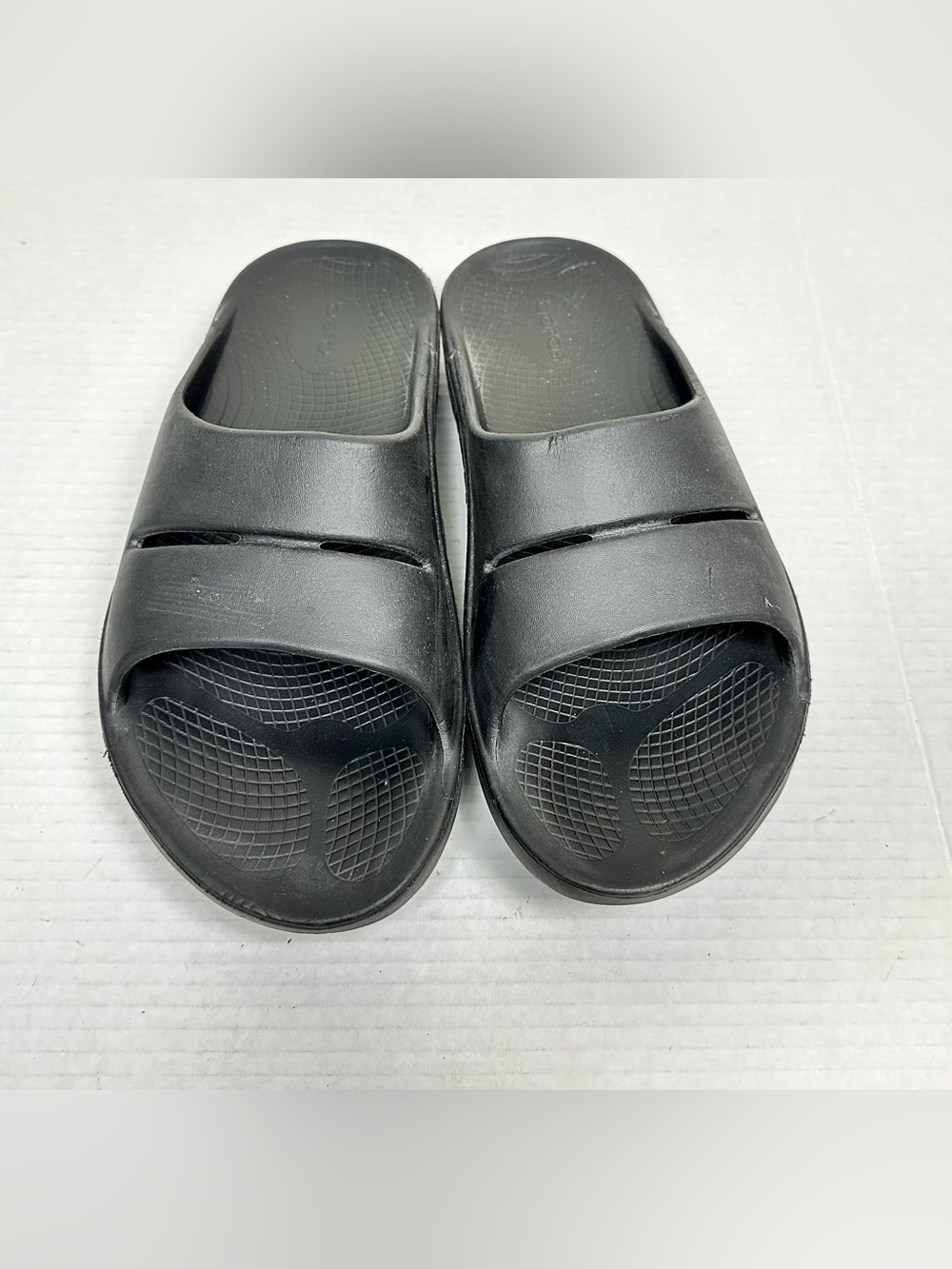 OOFOS OOahh SLIDE UNISEX Slip-On Slide Sandals - Cushioned Comfort Size 9.0 - Picture 11 of 11